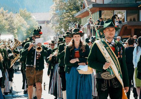 Traditionelle Musikkapelle.