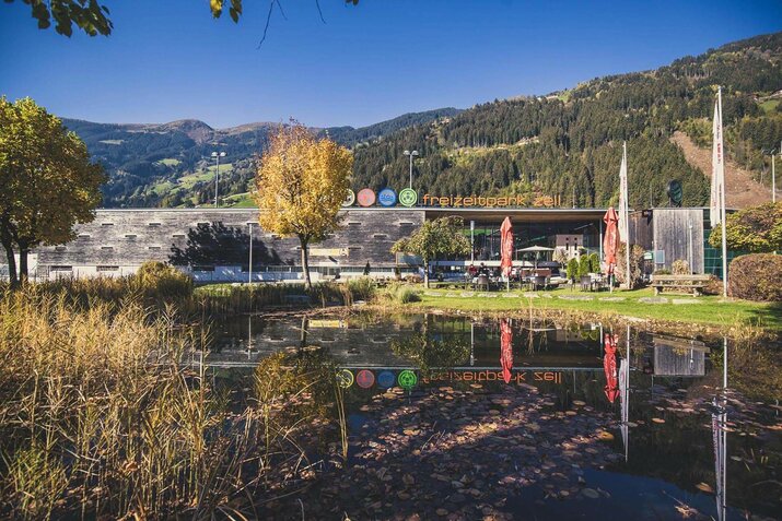 Blick auf den Freizeitpark Zell
