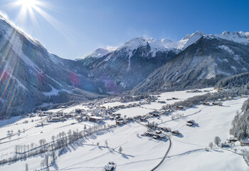 Krimml Ort Winter