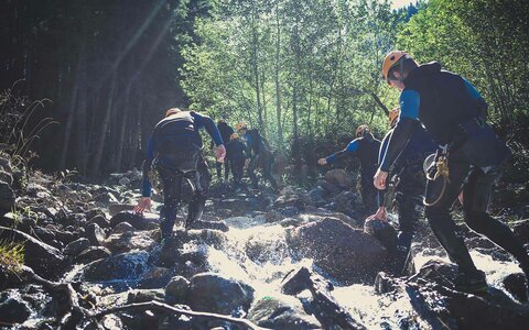 Canyoning durch die Schluchten in Gerlos