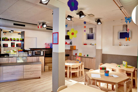 Blick in den Gästekindergarten