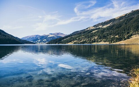 Blick auf den Stausee