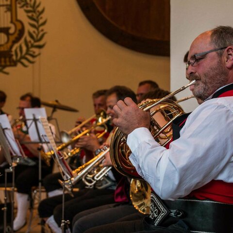 Ein Platzkonzert im Zillertal